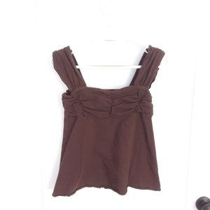 Brown Bugle Boy top size medium